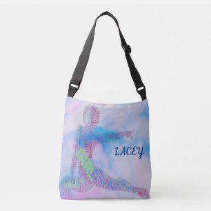 Ajustable Sac fourre-tout de gymnastique avec nom personnali
