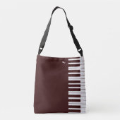 Ajustable Sac fourre-tout de notes musicales pour piano mode (Dos)