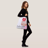 Ajustable Sac fourre-tout Dolce vita avec design cupcake fra (Sur le modèle)
