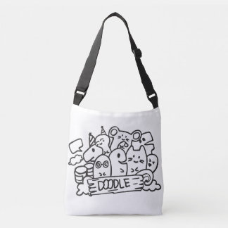 Ajustable Sac fourre-tout Doodle Design