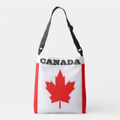 Ajustable Sac fourre-tout du drapeau canadien (Dos)