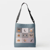 Ajustable Sac fourre-tout Éffrayant Chic Halloween. (Dos)