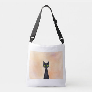 Ajustable Sac fourre-tout éffrayant d'Halloween en Chat Noir
