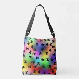 Ajustable Sac fourre-tout empreintes de pattes de chien mult