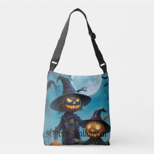 Ajustable Sac fourre-tout en duo de citrouille d'Halloween e