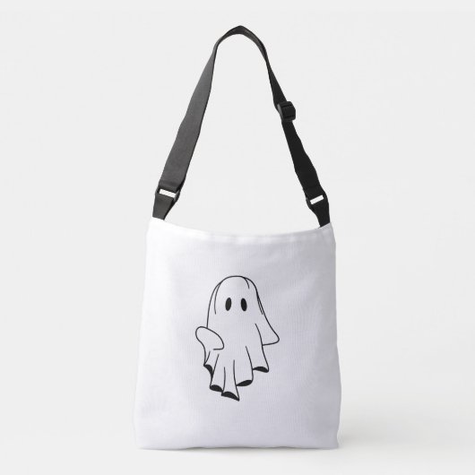 Ajustable Sac fourre-tout fantôme Halloween avec conception (Devant)