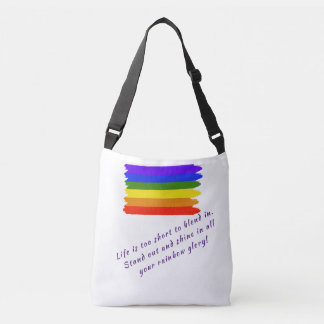 Ajustable Sac fourre-tout Fierté avec citation