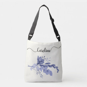 Ajustable Sac fourre-tout Fleur Bleu & Fils