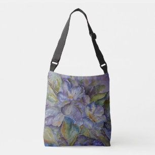 Ajustable Sac fourre-tout floral pourpre à corps de croix