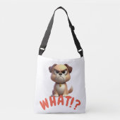Ajustable Sac fourre-tout Grumpy Puppy (Devant)