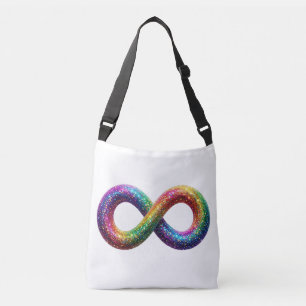 Ajustable Sac fourre-tout Infinity arc-en-ciel coloré