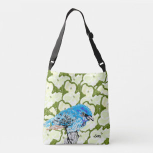 Ajustable Sac fourre-tout : Le paradis des oiseaux bleus