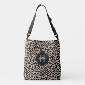 Ajustable Sac fourre-tout Monogramme Empreinte de léopard (Dos)