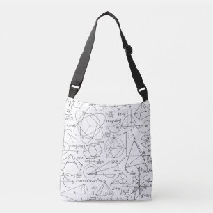 Ajustable Sac fourre-tout Motif mathématiques