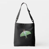 Ajustable Sac fourre-tout Motif Monogram Black Luna Moth (Dos)