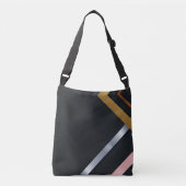 Ajustable Sac fourre-tout noir moderne (Devant)