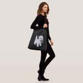 AJUSTABLE SAC FOURRE-TOUT PETIT CHAT CONCEPTION (Sur le modèle)