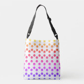 Ajustable Sac fourre-tout pois coloré (Dos)