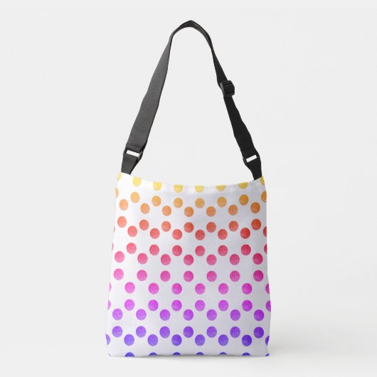 Ajustable Sac fourre-tout pois coloré (Devant)