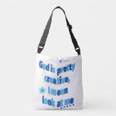 Ajustable Sac fourre-tout Pretty & Powerful Statement  (Devant)
