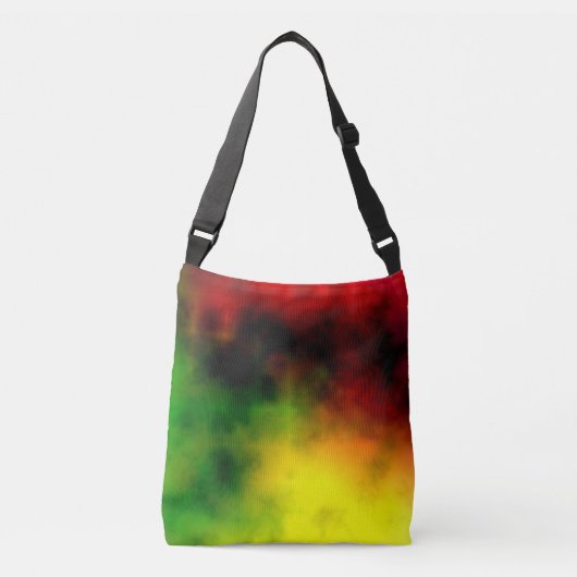Ajustable Sac fourre-tout Rasta Tie Dye (Devant)