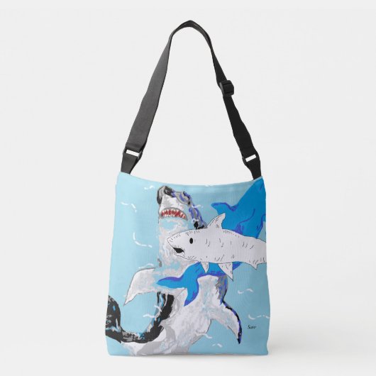 Ajustable Sac fourre-tout/requins (Devant)