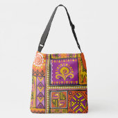 Ajustable Sac fourre-tout tout imprimé avec bandoulière. gra (Dos)