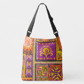 Ajustable Sac fourre-tout tout imprimé avec bandoulière. gra (Devant)