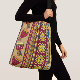 Ajustable Sac fourre-tout tout imprimé avec bandoulière. gra