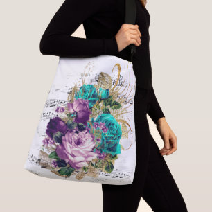 Ajustable Sac fourre-tout tout imprimé, grande taille