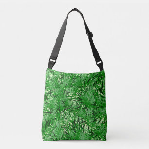 Ajustable Sac fourre-tout transversal de la fougère verte