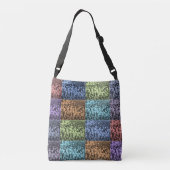 Ajustable Sac fourre-tout Tulipe multicolore (Dos)