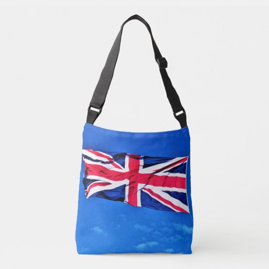 Ajustable Sac fourre-tout Union Jack Cross-Body (Devant)