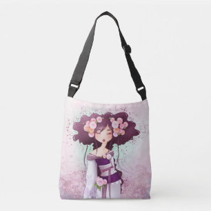 Ajustable sac illustration geisha dahlia