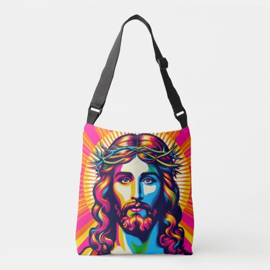 Ajustable Sac Jésus coloré. (Devant)