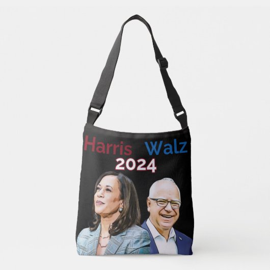 Ajustable Sac Kamala Harris Tim Walz Élection 2024 (Devant)