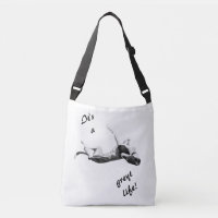 Sac mortuaire à croix de lévrier de la vie de