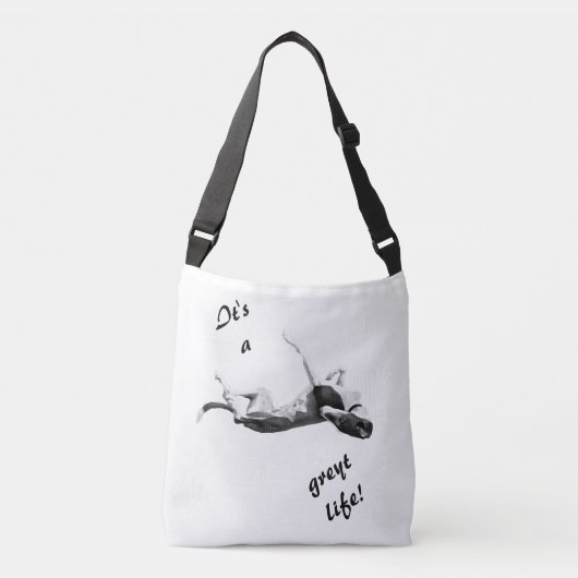 Ajustable Sac mortuaire à croix de lévrier de la vie de (Devant)