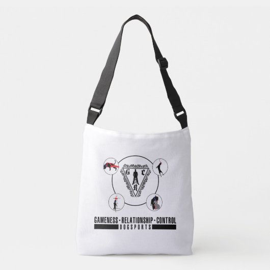 Ajustable Sac mortuaire croisé à GRC DogSports (Devant)