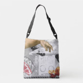 AJUSTABLE SAC MORTUAIRE CROISÉ À IMPRESSION DU CHIEN WEIM (Dos)