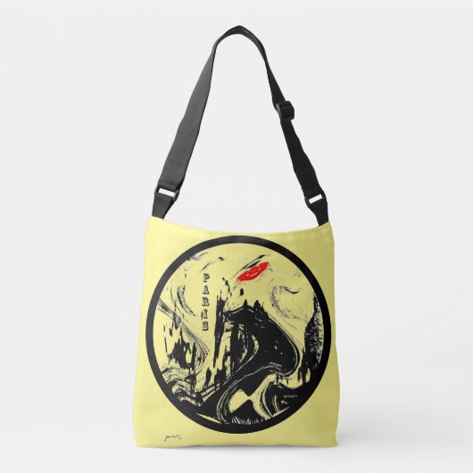 Ajustable Sac mortuaire croisé de "Paris" (Devant)
