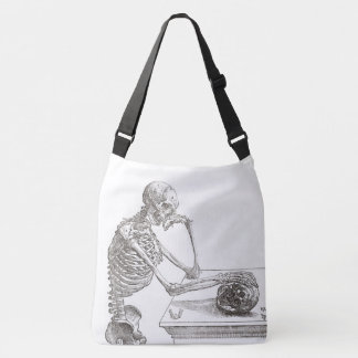 Ajustable Sac mortuaire croisé squelettique mélancolique