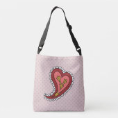 Ajustable Sac Paisley Heart All-Over-Print (Dos)