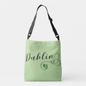 Ajustable Sac personnalisable de coeur de Dublin, Irlandais (Dos)