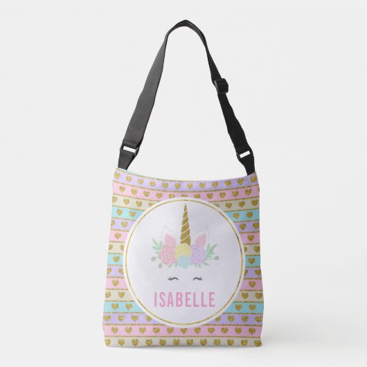 Ajustable Sac personnalisable magique de licorne (Devant)