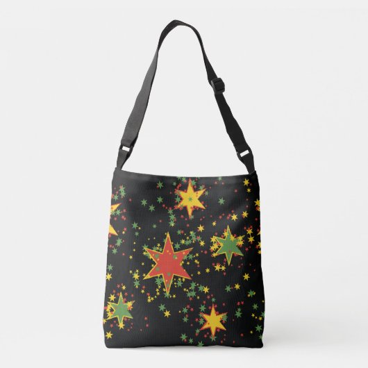 Ajustable Sac Rasta Stars Cross Body (Dos)