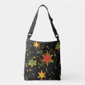 Ajustable Sac Rasta Stars Cross Body (Devant)