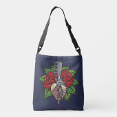 Ajustable Sac réversible de Crossbody d'art de tatouage (Dos)