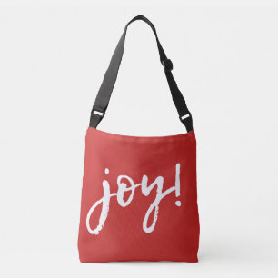 Ajustable Sac rouge de Crossbody de joie grand