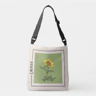 Ajustable Sac Sunflower Art - Bandoulière